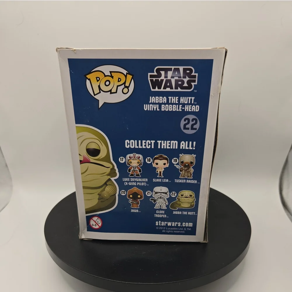 Funko Pop! Vinyl: Star Wars -‎ Jabba the Hut #22 LARGE FONT - VAULTED +Protector